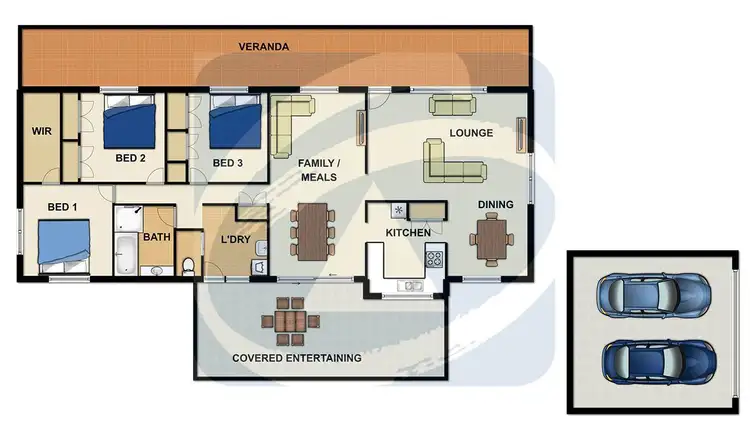 Floorplan of Homely house listing, 4 Frobisher Street, Springwood QLD 4127
