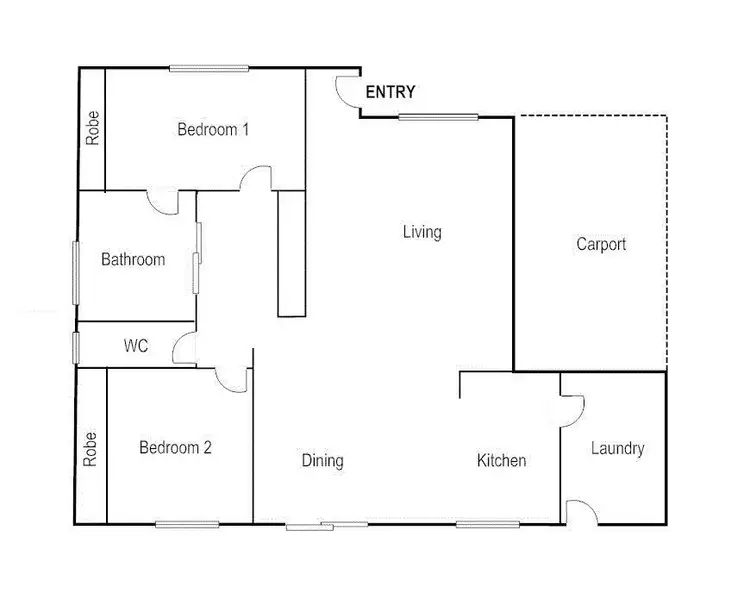 Floorplan of Homely unit listing, 4/38 Lyndavale Drive, Larapinta NT 875