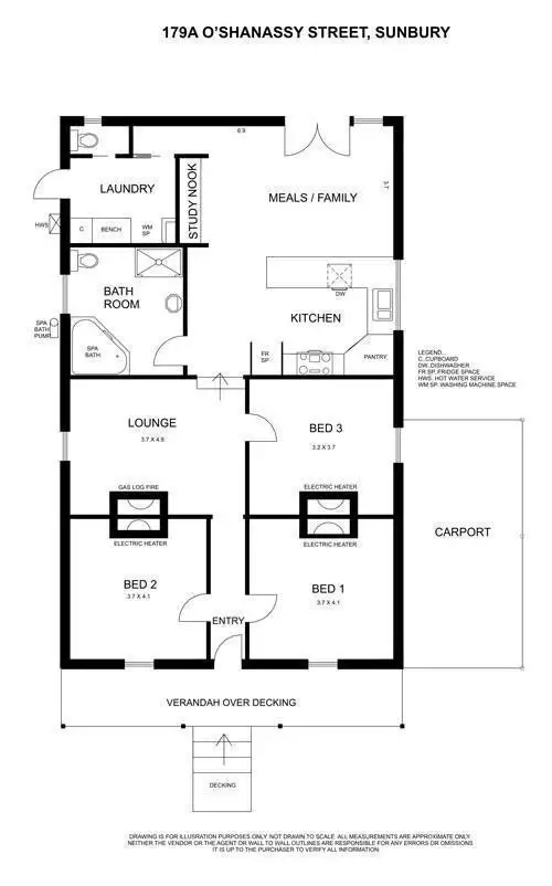 Floorplan of Homely house listing, 179 O\'Shanassy Street, Sunbury VIC 3429