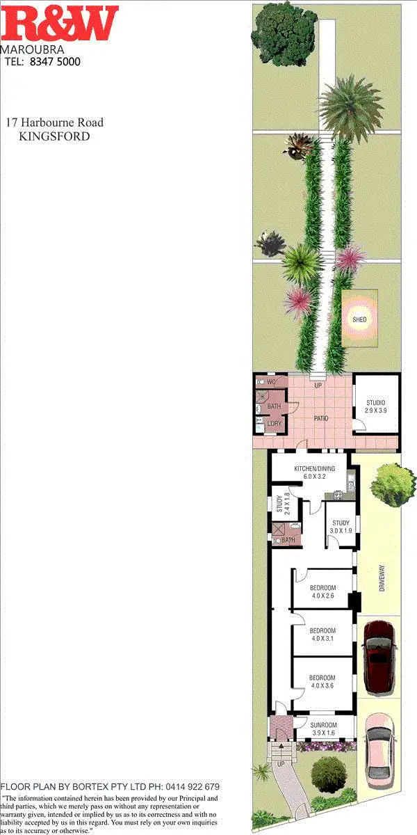 Floorplan of Homely house listing, 17 Harbourne Road, Kingsford NSW 2032