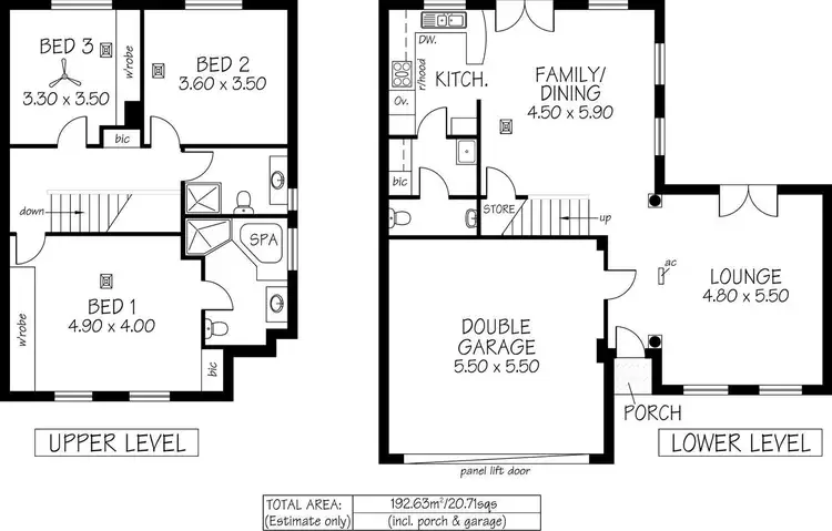 Floorplan of Homely townhouse listing, 11/258 Young Street, Wayville SA 5034