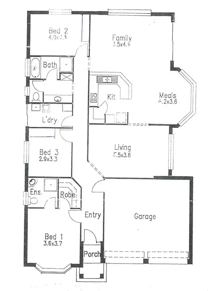 Floorplan of Homely house listing, 13 Bartlett Court, Golden Grove SA 5125