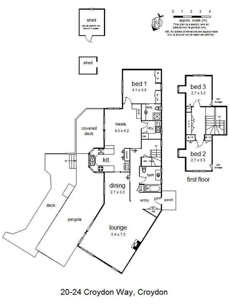 Floorplan of Homely house listing, 20-24 Croydon Way, Croydon VIC 3136