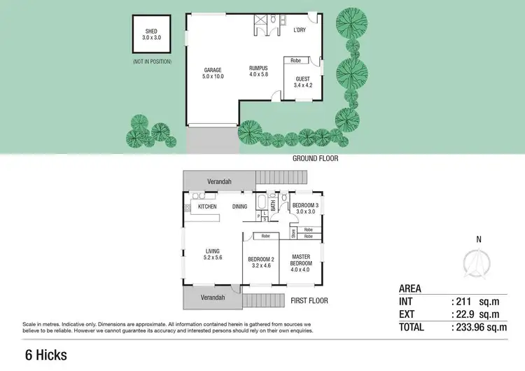 Floorplan of Homely house listing, 6 Hicks Street, Kirwan QLD 4817