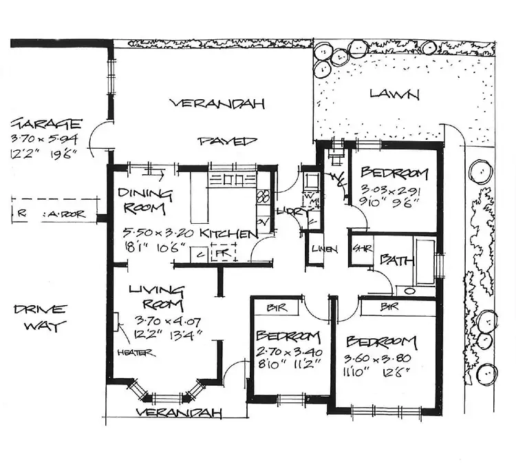 Floorplan of Homely unit listing, 4/10 West Street, Ascot Park SA 5043