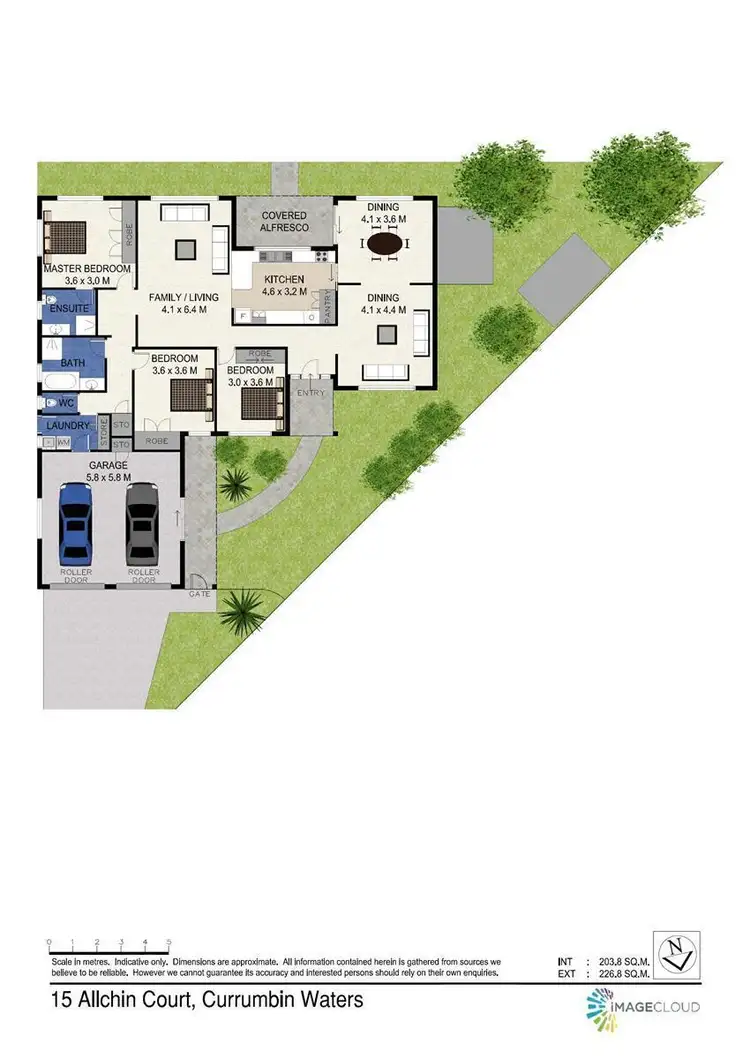 Floorplan of Homely house listing, 15 Allchin Court, Currumbin Waters QLD 4223