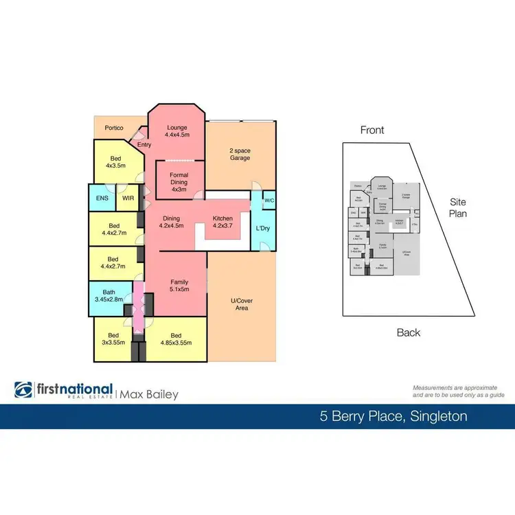 Floorplan of Homely house listing, 5 Berry Place, Singleton NSW 2330