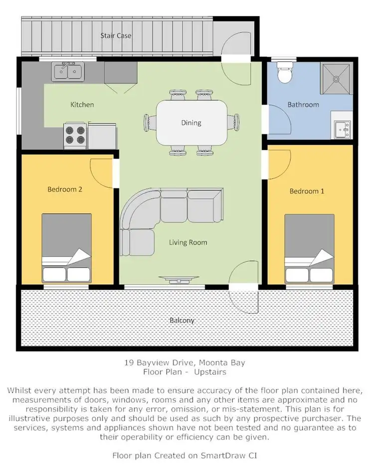 Floorplan of Homely house listing, 19 Bayview Drive, Moonta Bay SA 5558