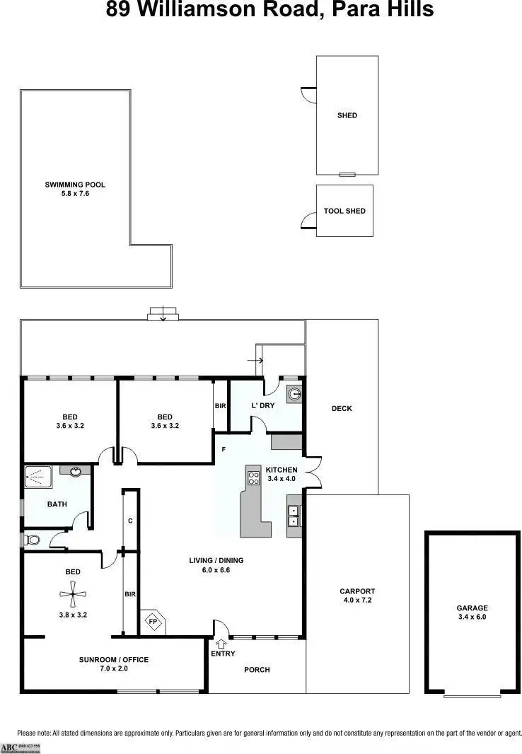 Floorplan of Homely house listing, 89 Williamson Road, Para Hills SA 5096