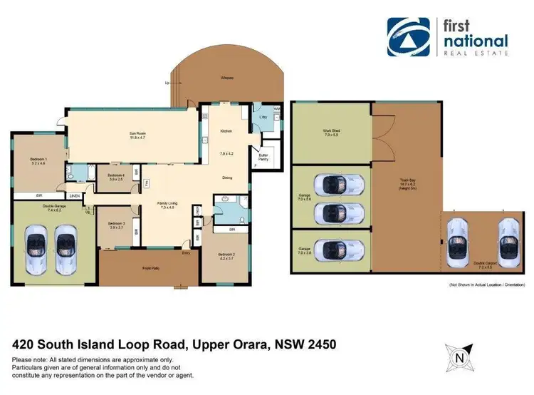 Floorplan of Homely rural property listing, 420 South Island Loop Road, Upper Orara NSW 2450