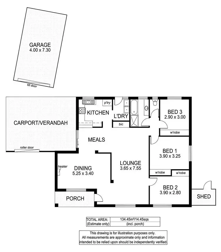 Floorplan of Homely house listing, 76 Richards Drive, Morphett Vale SA 5162