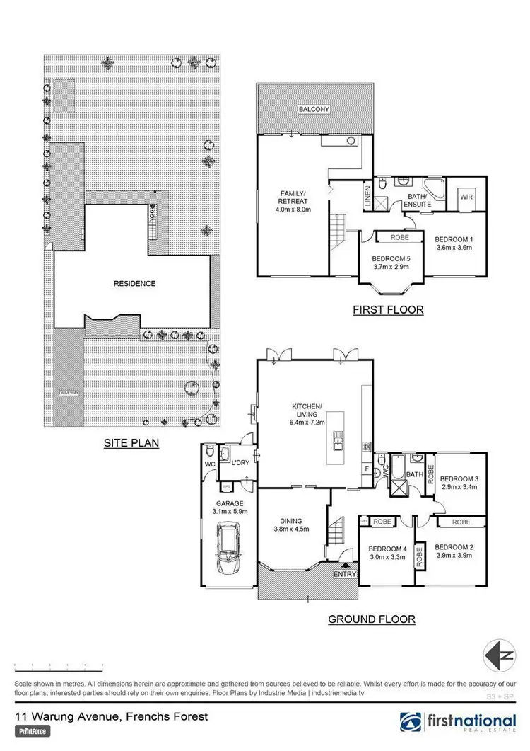 Floorplan of Homely house listing, 11 Warung Avenue, Frenchs Forest NSW 2086
