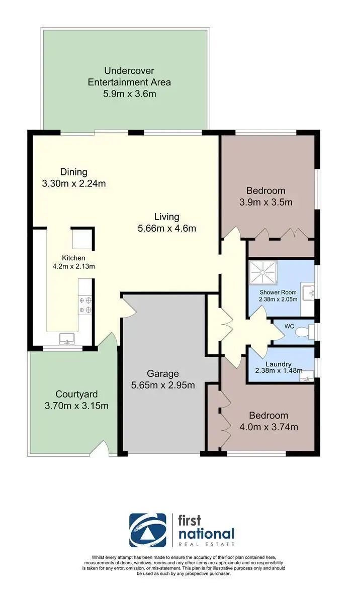 Floorplan of Homely unit listing, 8/4 Redleaf Court, Burleigh Waters QLD 4220