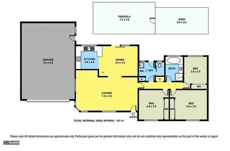 Floorplan of Homely house listing, 9 Trickey Court, Sunshine North VIC 3020