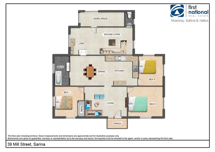 Floorplan of Homely house listing, 39 Mill Street, Sarina QLD 4737