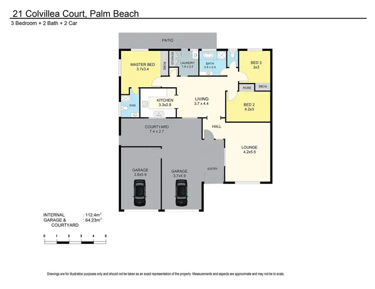 Floorplan of Homely house listing, 21 Colvillea Court, Palm Beach QLD 4221