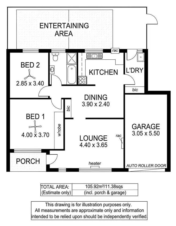 Floorplan of Homely apartment listing, 9B Ronald Terrace, Glenelg North SA 5045