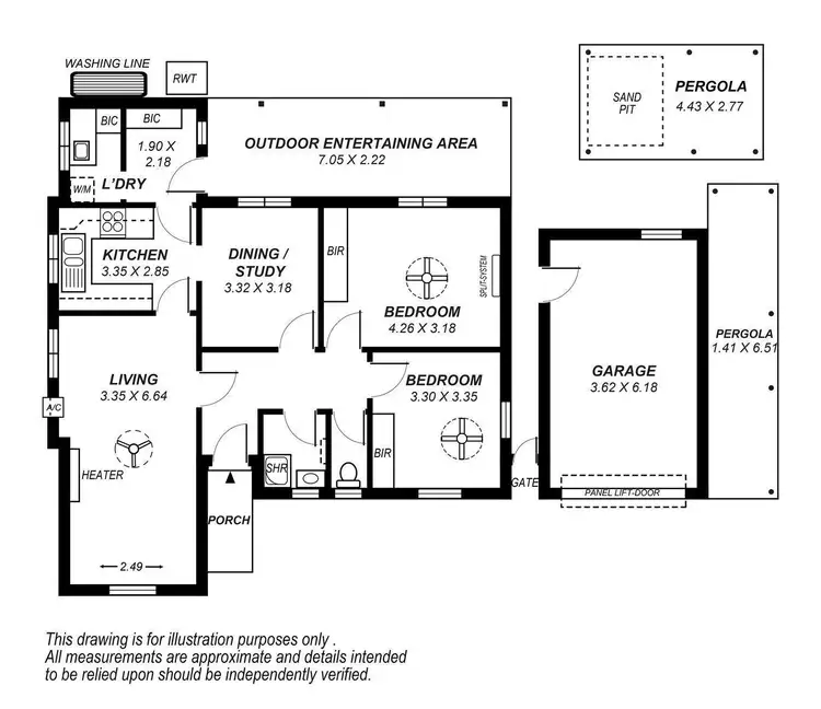 Floorplan of Homely house listing, 5 Towers Terrace, South Plympton SA 5038