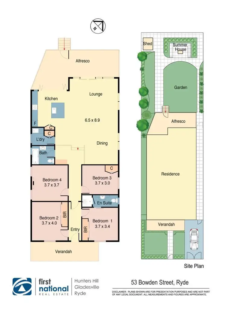 Floorplan of Homely house listing, 53 Bowden Street, Ryde NSW 2112