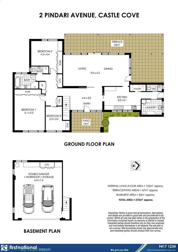 Floorplan of Homely house listing, 2 Pindari Avenue, Castle Cove NSW 2069