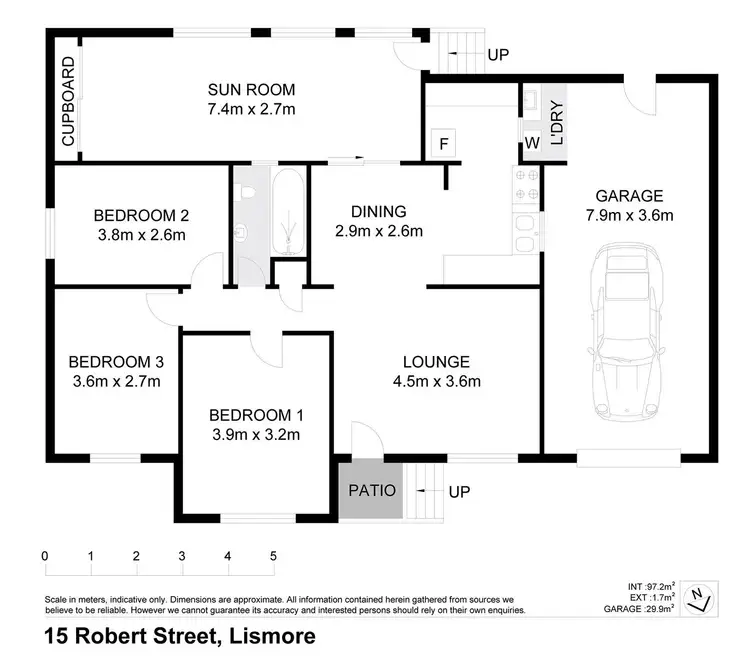 Floorplan of Homely house listing, 15 Robert Street, Lismore NSW 2480