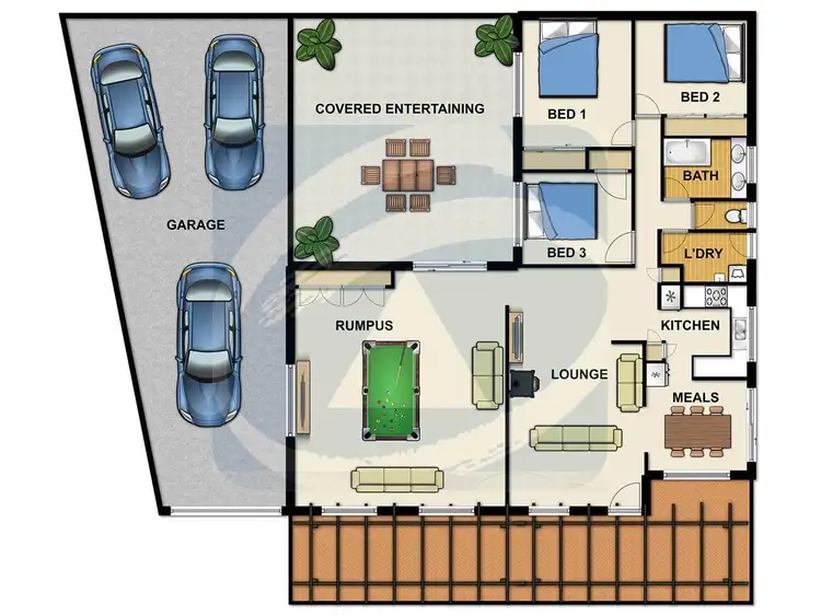 Floorplan of Homely house listing, 6 Stilton Court, Daisy Hill QLD 4127
