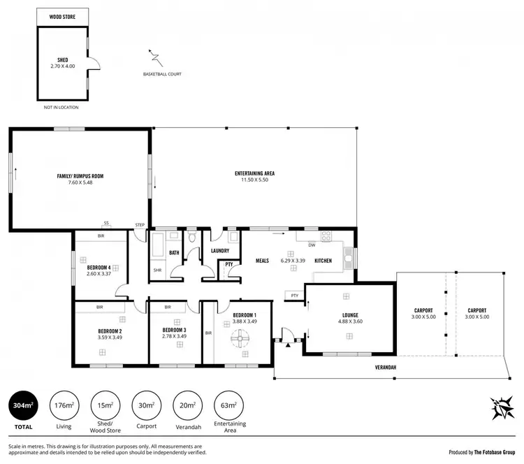 Floorplan of Homely house listing, 9 Neville Street, Coromandel Valley SA 5051