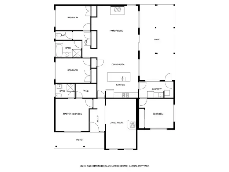 Floorplan of Homely rural property listing, 60 Hynes Lane, Osbornes Flat VIC 3691