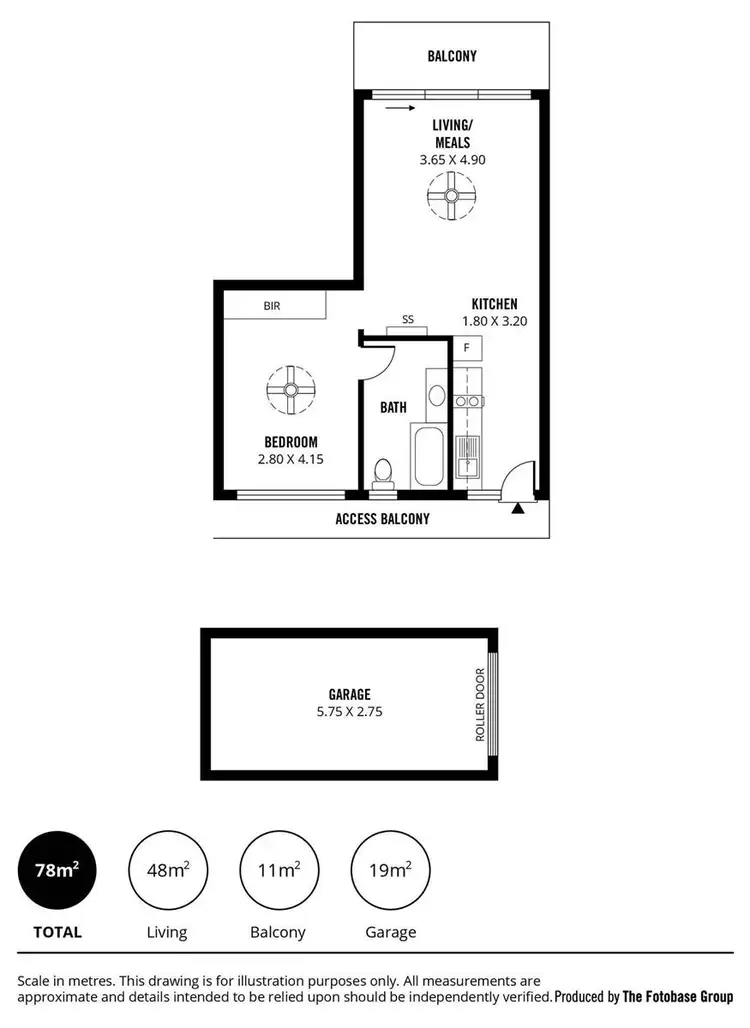 Floorplan of Homely unit listing, 4/62 Seaview Road, West Beach SA 5024