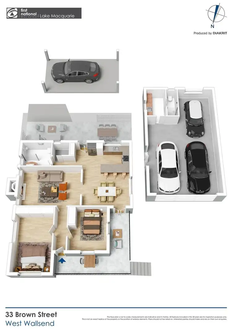 Floorplan of Homely house listing, 33 Brown Street, West Wallsend NSW 2286