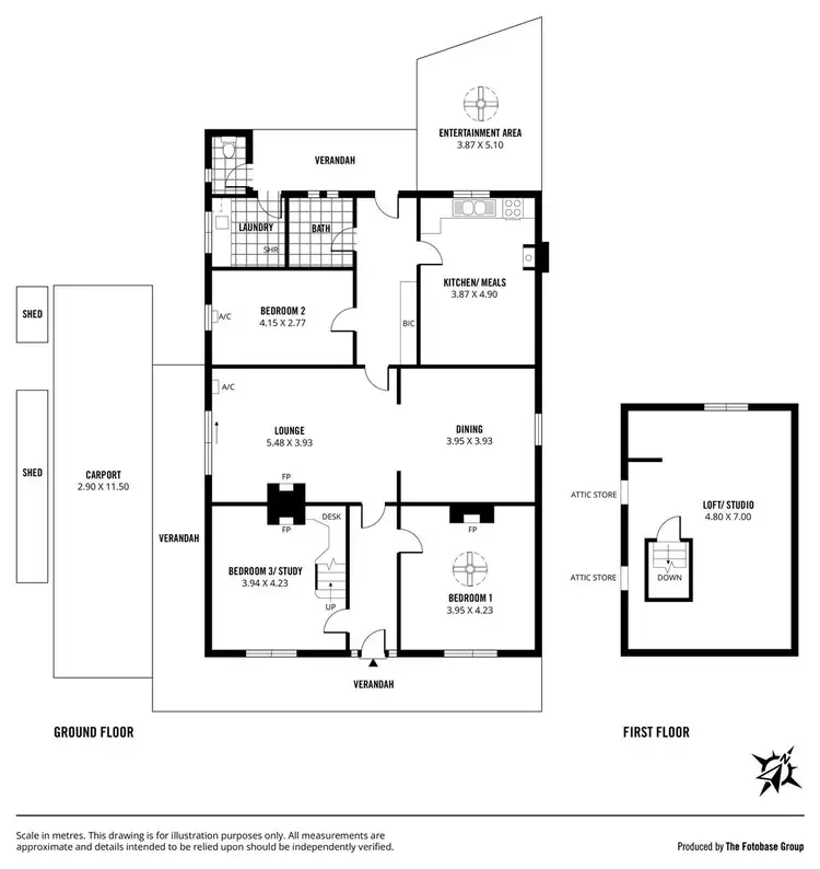 Floorplan of Homely house listing, 21 Hallett Avenue, Tranmere SA 5073