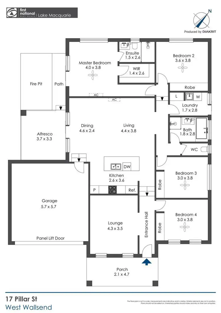 Floorplan of Homely house listing, 17 Pillar Street, West Wallsend NSW 2286