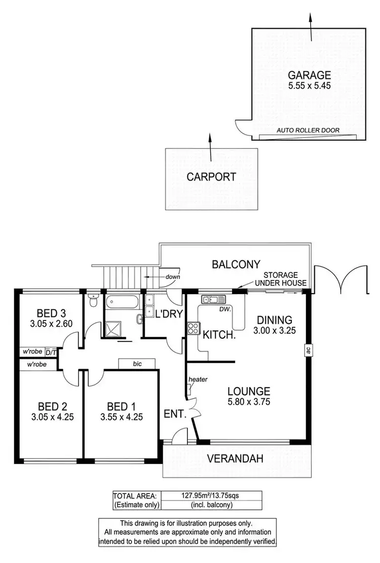 Floorplan of Homely house listing, 28 Klar Avenue, Darlington SA 5047
