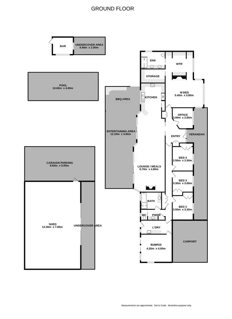 Floorplan of Homely house listing, 17 Echidna Court, Baranduda VIC 3691