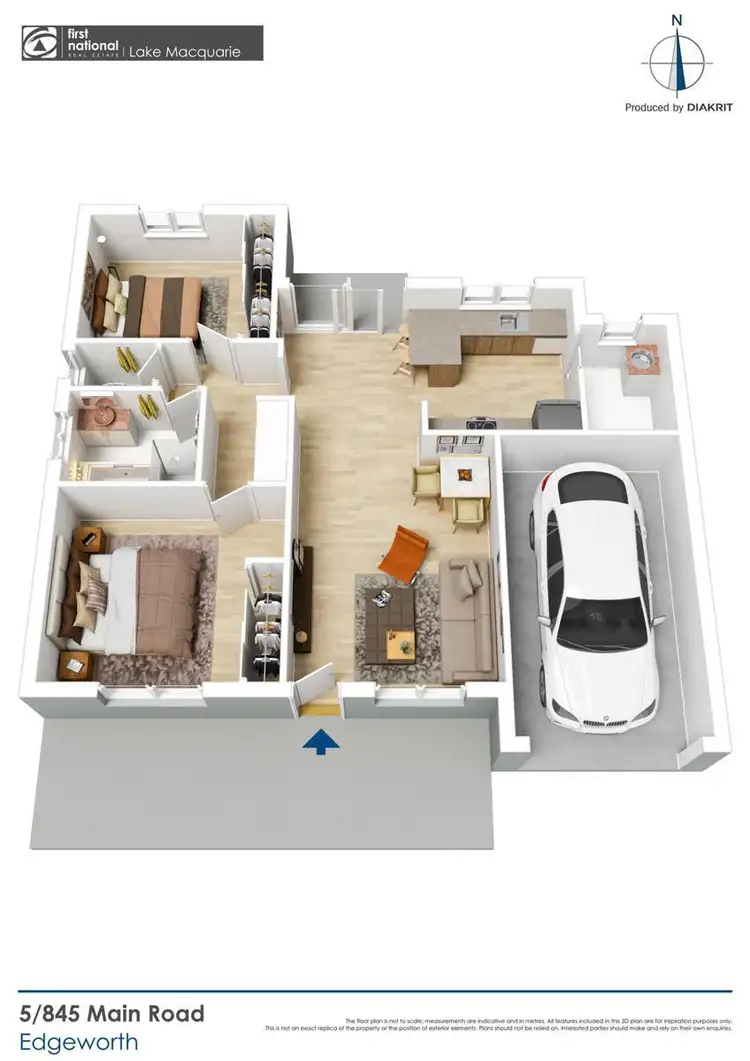 Floorplan of Homely villa listing, 5/845 Main Road, Edgeworth NSW 2285