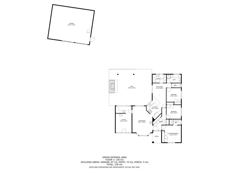 Floorplan of Homely house listing, 13 Emery Court, West Wodonga VIC 3690