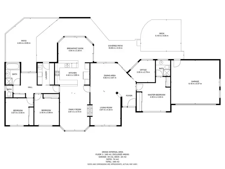 Floorplan of Homely house listing, 37 Falcon Circuit, West Wodonga VIC 3690