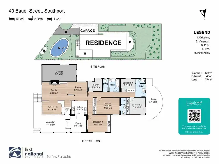 Floorplan of Homely house listing, 40 Bauer Street, Southport QLD 4215