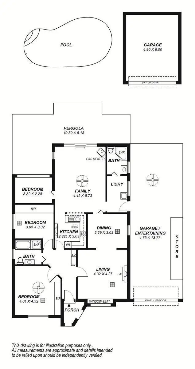Floorplan of Homely house listing, 65 Kyeema Avenue, Cumberland Park SA 5041