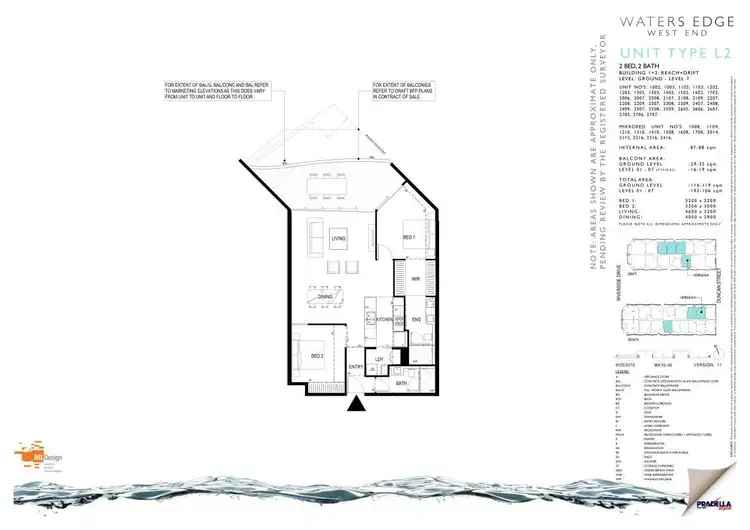 Floorplan of Homely apartment listing, 1008/45 Duncan Street, West End QLD 4101