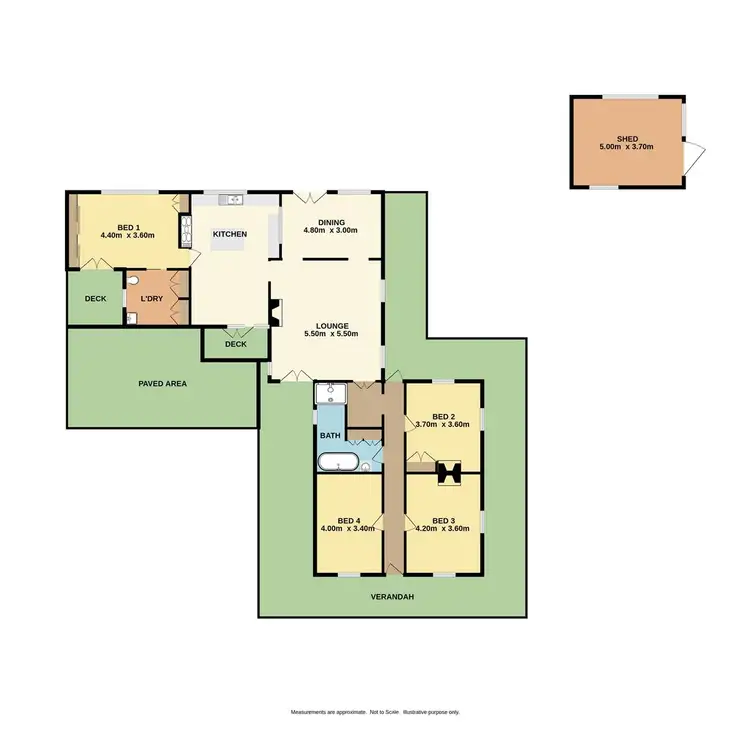 Floorplan of Homely house listing, 67 Wood Street, Beechworth VIC 3747