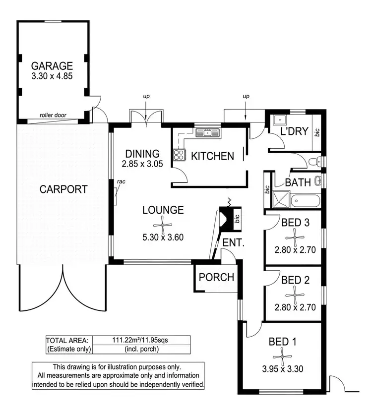Floorplan of Homely house listing, 46 Railway Terrace, Warradale SA 5046