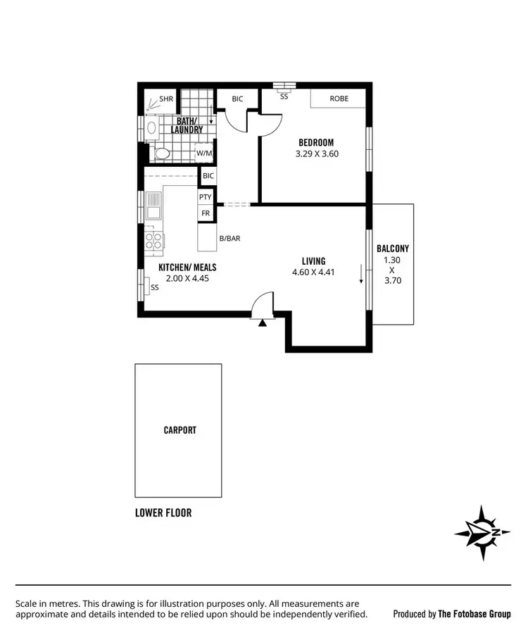 Floorplan of Homely unit listing, 5/9 Keys Road, Lower Mitcham SA 5062