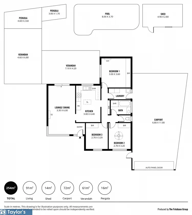 Floorplan of Homely house listing, 17 Mallett Avenue, Brahma Lodge SA 5109