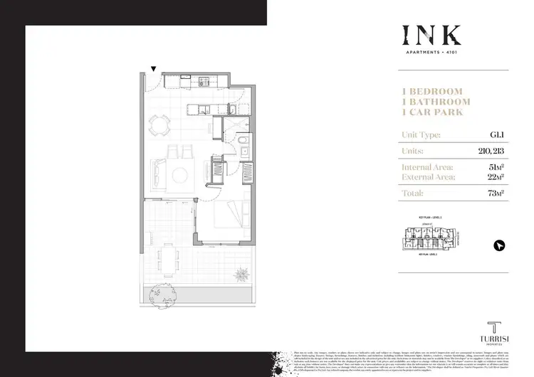 Floorplan of Homely apartment listing, 213/8 Donkin Street, West End QLD 4101