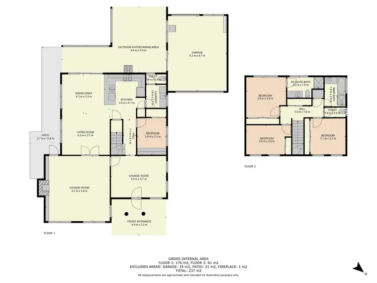 Floorplan of Homely house listing, 9 Ashlee Drive, Warrnambool VIC 3280
