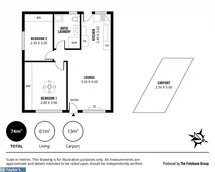 Floorplan of Homely unit listing, 4/5 Craig Street, Greenacres SA 5086