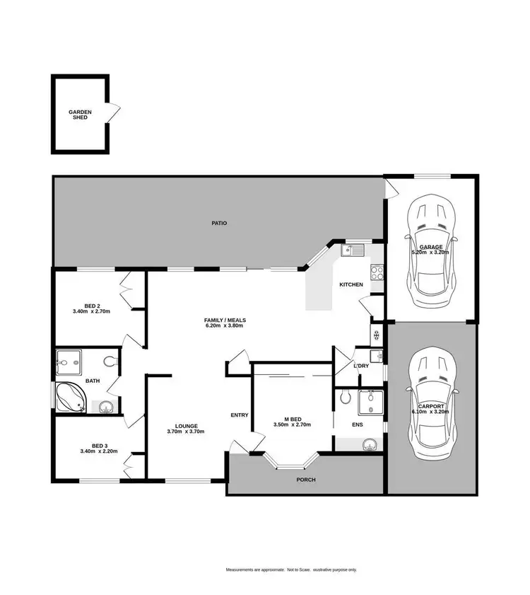 Floorplan of Homely house listing, 3 Quinton Court, West Albury NSW 2640