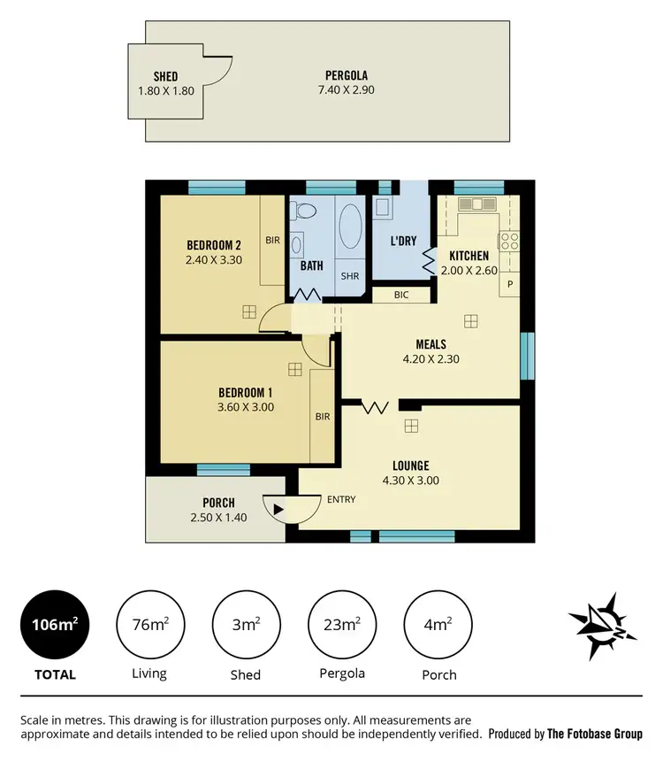 Floorplan of Homely unit listing, 4/360-362 Hancock Road, Surrey Downs SA 5126