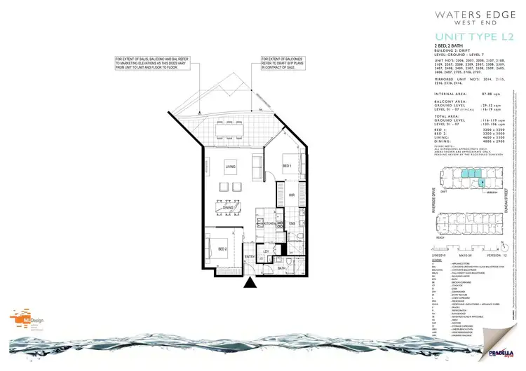 Floorplan of Homely house listing, 2107/45 Duncan Street, West End QLD 4101